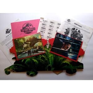 Jurassic Park The Lost World Standee Loose Parts Movie Promos Instructions Lot